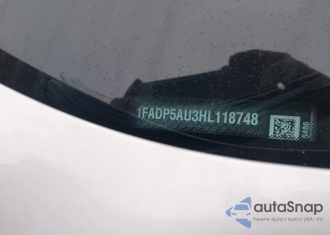 2017 Ford C-Max Hybrid Se z USA, uszkodzony, nr VIN 1FADP5AU3HL118748